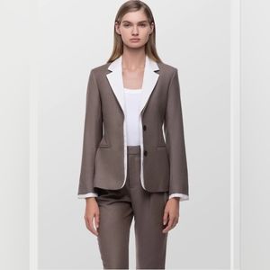Dana Bandi brown Monte blazer
